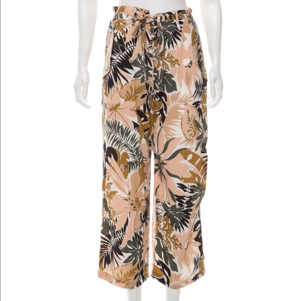 ♥️Rag and Bone Silk High Rise Printed Pants♥️